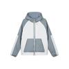 Giacca di Cotone con Cappuccio e Tasche Uomo Giacca Grigia DD6858-084