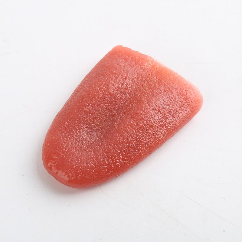 Magische TPR-Weichgummi-Falsche Zunge für Halloween, Aprilscherze & Streiche