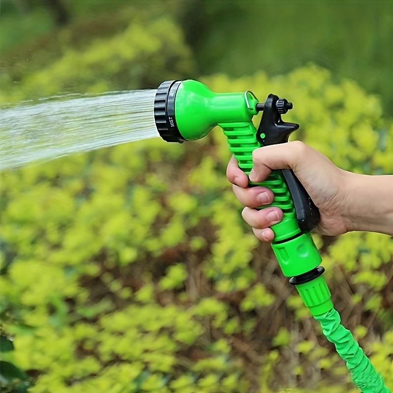 1pc High-Pressure Garden Spray Gun, 7-Function Adjustable Nozzle for Car Washing, Plant & Vegetable Watering, Home Outdoor Use