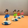 Cartoon Automotive Trim Tabletop Ornaments Hawaiian Girl Dashboard Doll Figurine For Car interior Home Office Desk Bedroom