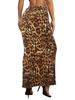 2024 Autumn/Winter Leopard Print Bodycon Mermaid Skirt