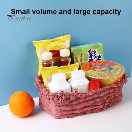 Retractable Storage Bag Tear-Resistant High Strength Wear-Resistant Expandable Bag Strong Load-Bearing Capacity Up To 7KG Snacks Fruits Mini