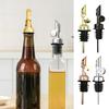 Automatyczny nalewak do wina ze stali nierdzewnej Dozownik syropu kawowego Pokrywka przeciwkurzowa z grawitacyjnym odwracaniem Metalowy dzióbek do butelek z oliwą z oliwek i alkoholem