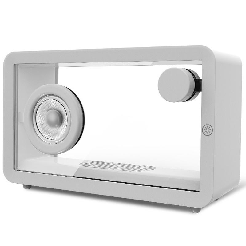 

M8 Прозорий Bluetooth-сумісний динамік з RGB-підсвічуванням Звук Hi-Fi Басовий сабвуфер White