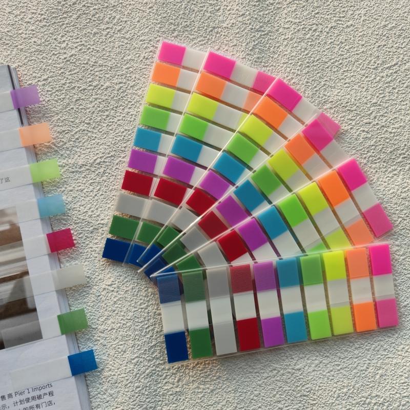 6Pack Transparent Waterproof Sticky Notes Memo Pad Sticky Note Pads Notepad School Stationery Office Supplies Korean Stationery
