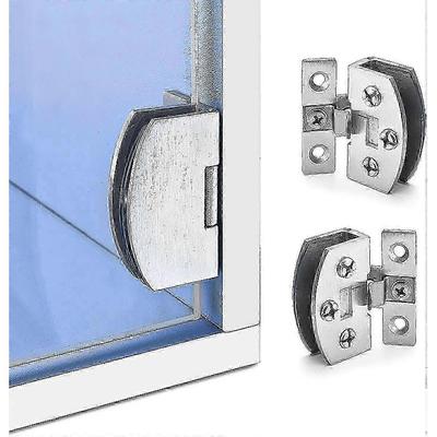 Türscharniere für Glasschrank - 2 Stück Schranktür-Klemmbeschläge