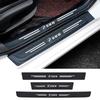 AAAQL1 Car Carbon Fiber Door Sill Strip Sticker Trunk Guard Plate Sticker For BMW 1 2 3 4 5 7 Series X1 X3 X4 X5 X6 X7 F10 F20 F30 G20