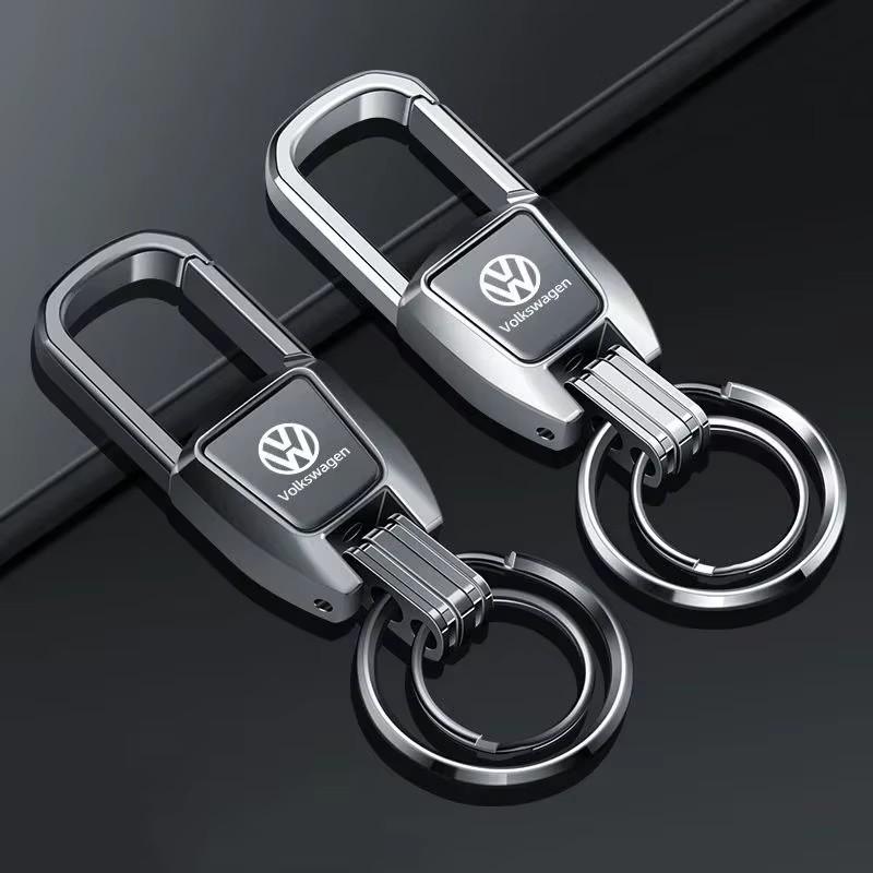 Car Keychain Waist Hanging Metal Keyrings for Volkswagen VW Beetle BORA GTI GOLF PASSAT Polo SCIROCCO Sharan TIGUAN TOURAN Ae8