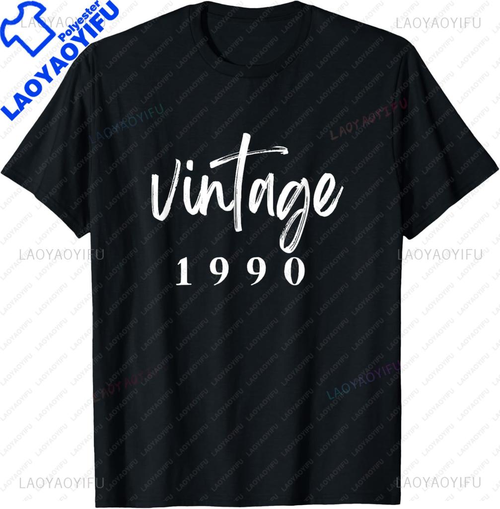 Edizione Limitata 1990 Unisex Donna 35° Compleanno 35 Maglietta Stampata Personalizzata Magliette Grafiche Maglietta Unisex Maglietta Vintage Camisas