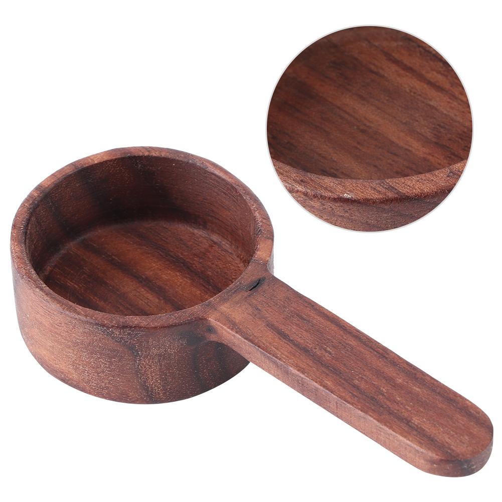 Multifunction Wooden Measuring Spoon Coffee Spoon Home Kitchen Measuring ToolsShort Handle
