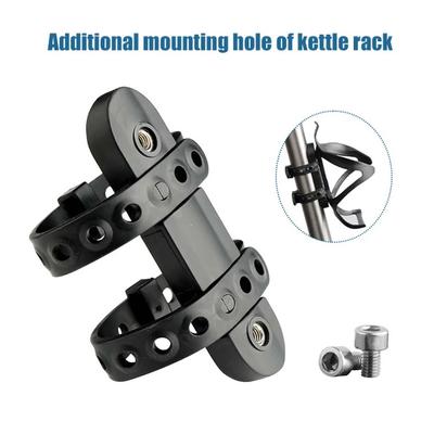 Universal Adjustable Bike Water Bottle Cage Mount Adapter, Easy Install Bicycle Bottle Holder Bracket for MTB Road Bike