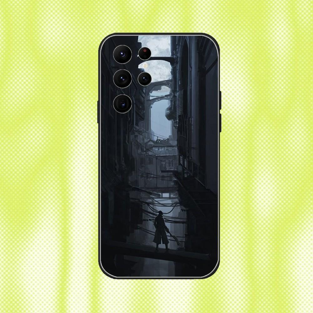 B-BloodborneS COOL Game Phone Case For Samsung S 25,24,23,22,30,21,10,9,Ultra,Plus,Lite,FE,4,5G Black Soft Case