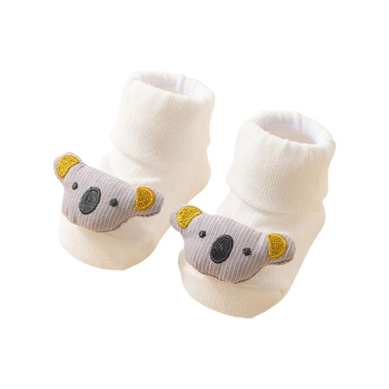 

Infant Cartoon Character First Walkers Shoes Breathable Combed Cotton Baby Shoes with not Slip Soles for Boy & Girls S