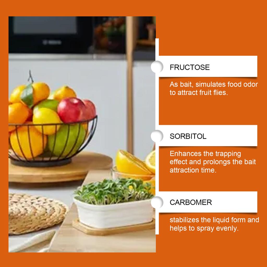 30ml Fruit Fly Bait Specially Formulated Odor for Attracting And Trapping Fruit Flies Home Garden Pest Control Solution