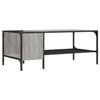 VidaXL Coffee Table with Shelf Sonoma Grey 100x51x40 Cm 837735