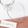 Silver Retro Gold Head Hoop Thin Metal Hair Hoop Gifts Double Root Hair Bands  Party