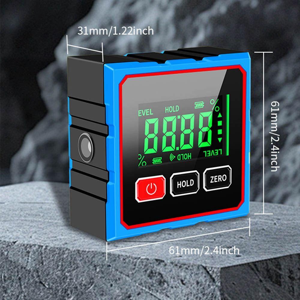 Gradient Measuring Level Protractor Inclinometer Electronic Tilt Angle Box  Electronic Level Laser