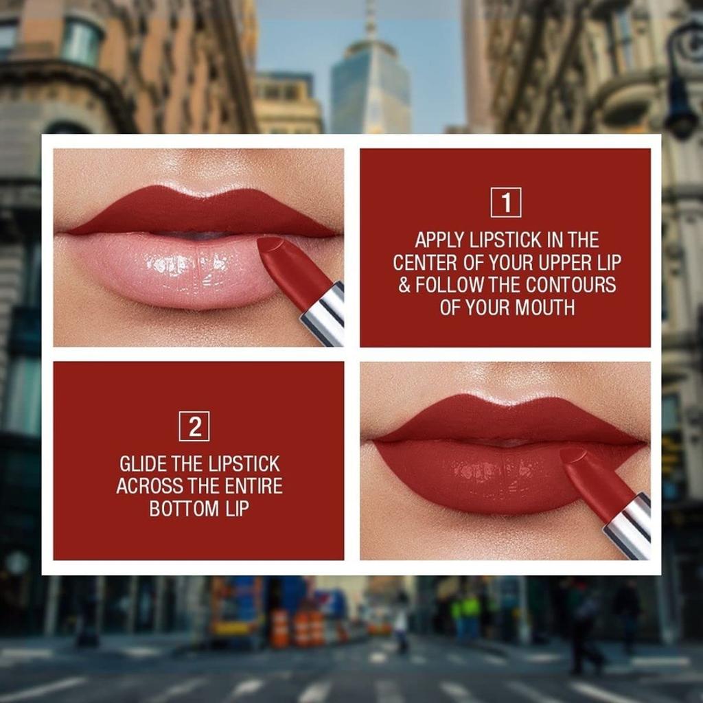 Maybelline New York Matt Lippenstift 3,9g Packung 1 Intensive Farbe Cremig Langanhaltend Feuchtigkeitsspendende Lippen 677 Noho Amber