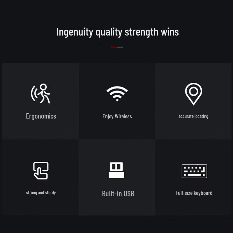 Lenovo KN101 Wireless Keyboard and Mouse Combo