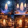 Set of 3 Glowing Hanging Decorations for Halloween Party Indoor Outdoor Yard and Home Decor