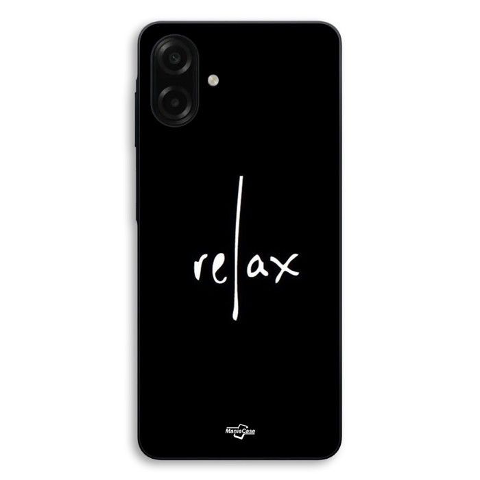 Hülle Für Samsung Galaxy A08 Relax Maniacase schwarz