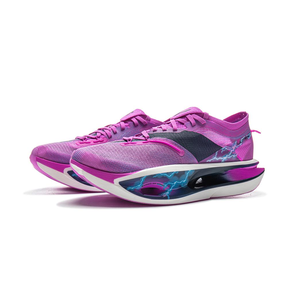 Li Ning Feidian 5 Ultra Super Technology Carbon Plate Running Shoes Unisex Running Shoes Purple ARMV005-3