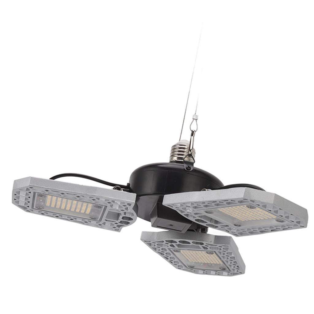 LED Vekstlys 297 LEDer Sammenleggbart Tre Blader Innendørs Plantevekstlys for Drivhus Sukkulent