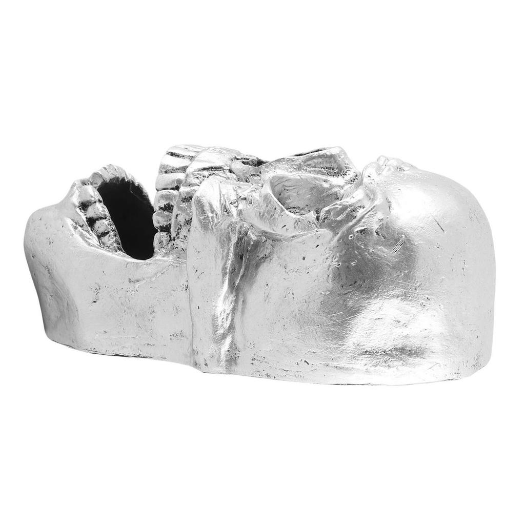 Motorcycle Headlight Skull Decoration Retro Head Bone Headlight Decoration for Motorcycle Decorations