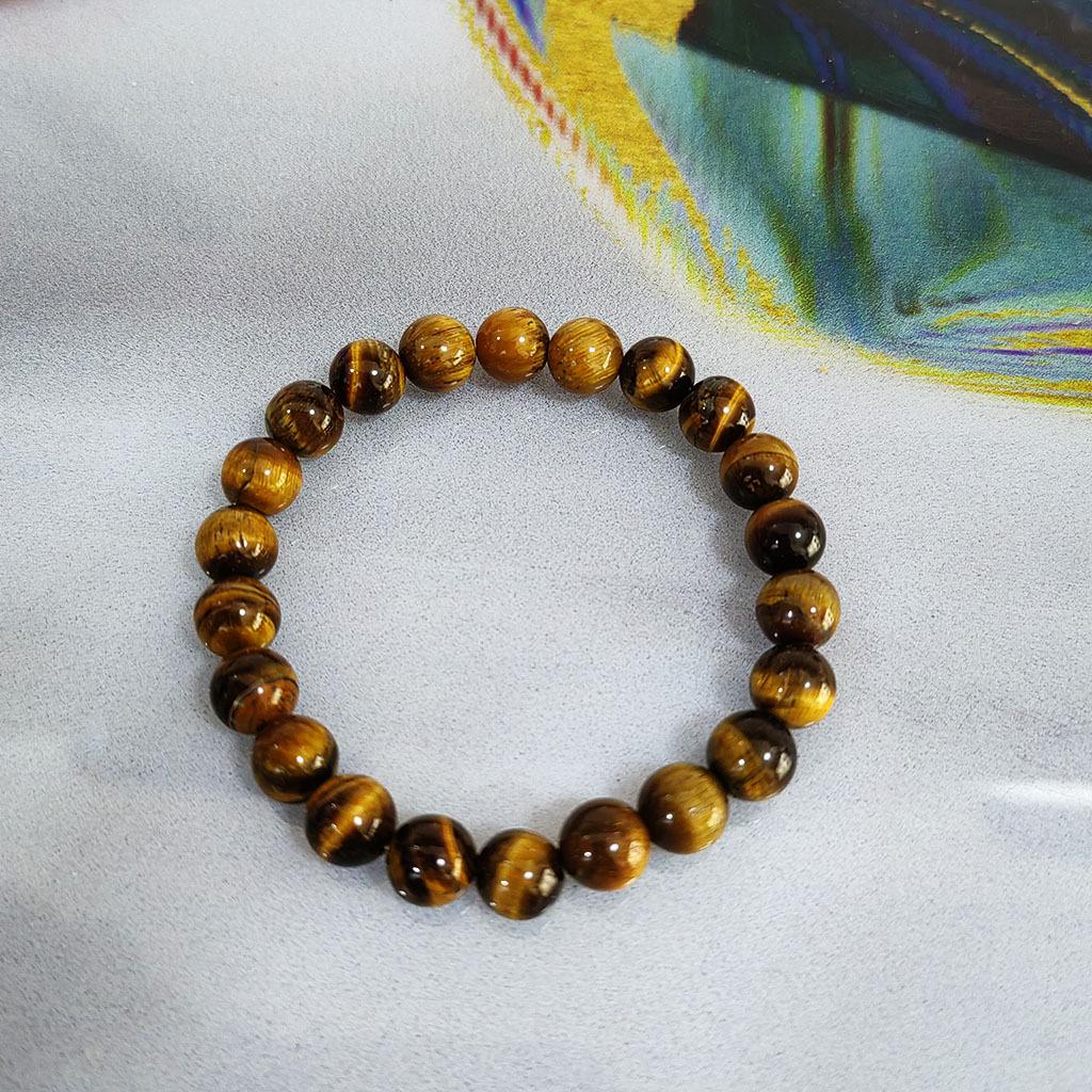 Elastic Yellow Tiger Eye Unisex Couple Bracelet