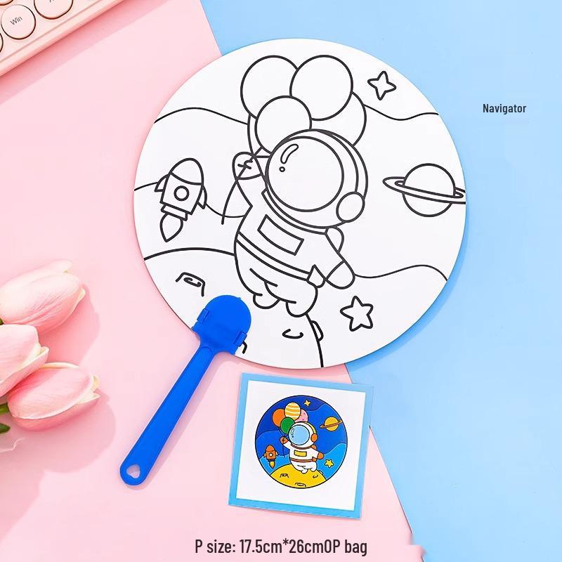 

Светоотражающий мультяшный мини-складной веер с капибарой: Милый, Портативный и Идеальный для Селфи