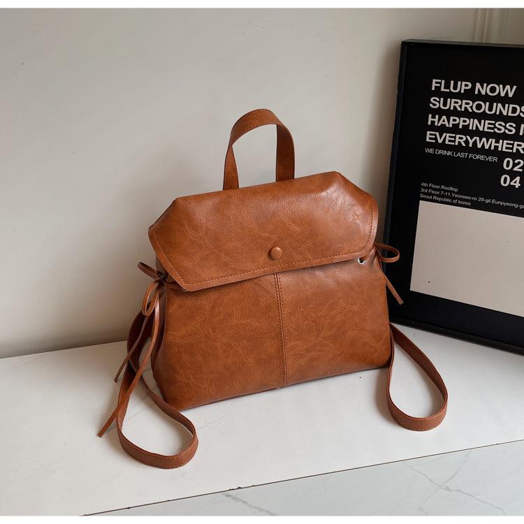 College style retro backpack women's bag 2025 new large-capacity British travel backpack casual commuter mailman bag