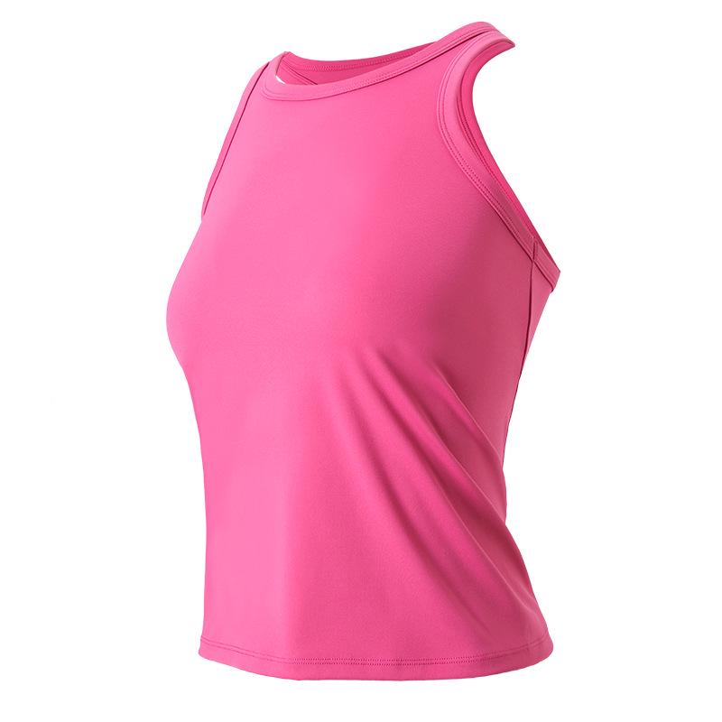 

Женская быстросохнущая спортивная майка-борцовка: Дышащий, Высокоэластичный, Утягивающий топ для йоги M