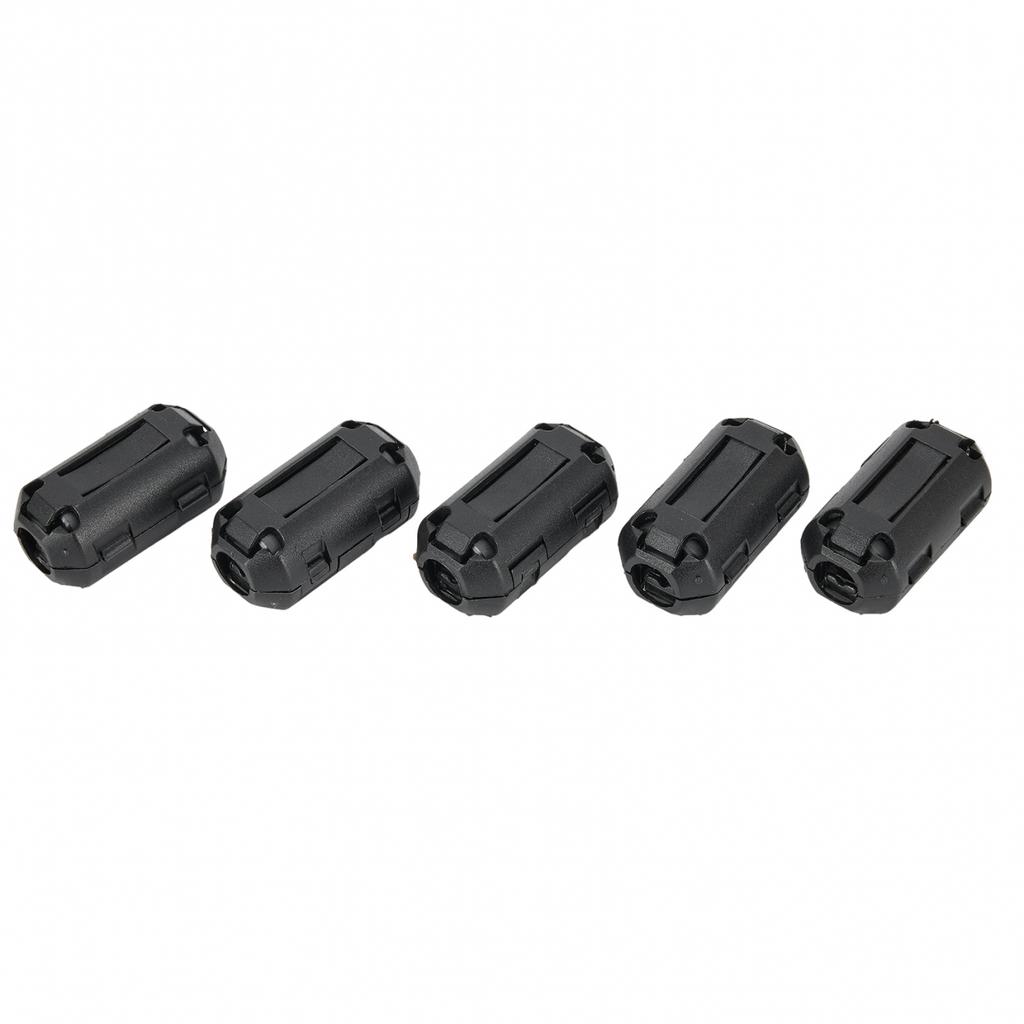 5Pcs Double Snaps TDK Ferrite Core Noise Suppression Filter With Plastic Cover