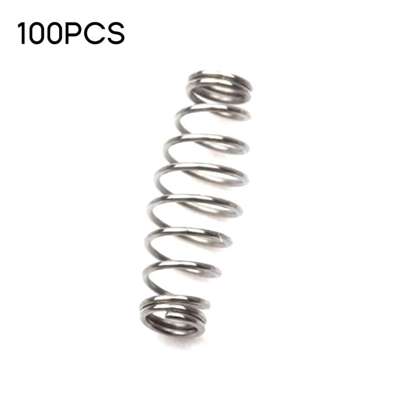 100Pcs/lot Spring Fishing Hook Barbed Swivels Hook Single Circle Fishhooks Fly Fishing Accessories Tackle