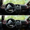 1pc Car Air A/C Vent Ring Cover Trim Frame Sticker Accessories for Micra March K13 2011 - 2017
