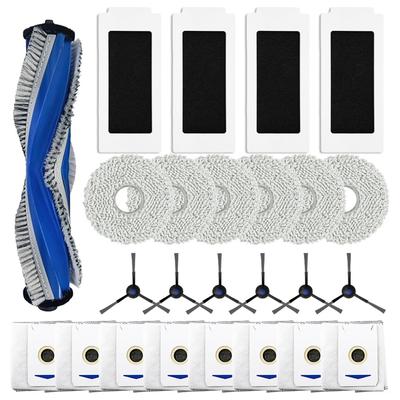 Skirta Ecovacs Deebot T30 PRO OMNI / T30 Max / T30 / DDX14 dulkių siurblio atsarginės dalys Pagrindinis šoninis šepetys HEPA filtro šluostė