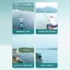 Highly Visible Fishing Float Triangular Tail Buoyancy For All Water Fishing For Catching Carp Crucian Carp Tilapia Grass Carp