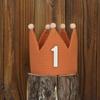 Handmade 1St Birthday High Chairs Banners Birthday Decoration for Baby Boys Girls with Garlands Crown Hat Photoshoots Props
