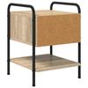 Nightstand Sonoma Oak 35 X 36.5 X 47 Cm Engineered Wood