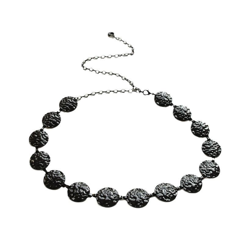 Retro Metall Damen Hüftkette Mit Geschnitztem Blumendesign Für Sommerfestival Zubehör