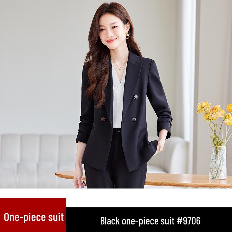 2024 Women's Professional Autumn Suit Set - Elegant, Thick Style for Formal Commuting & Hotel Reception
