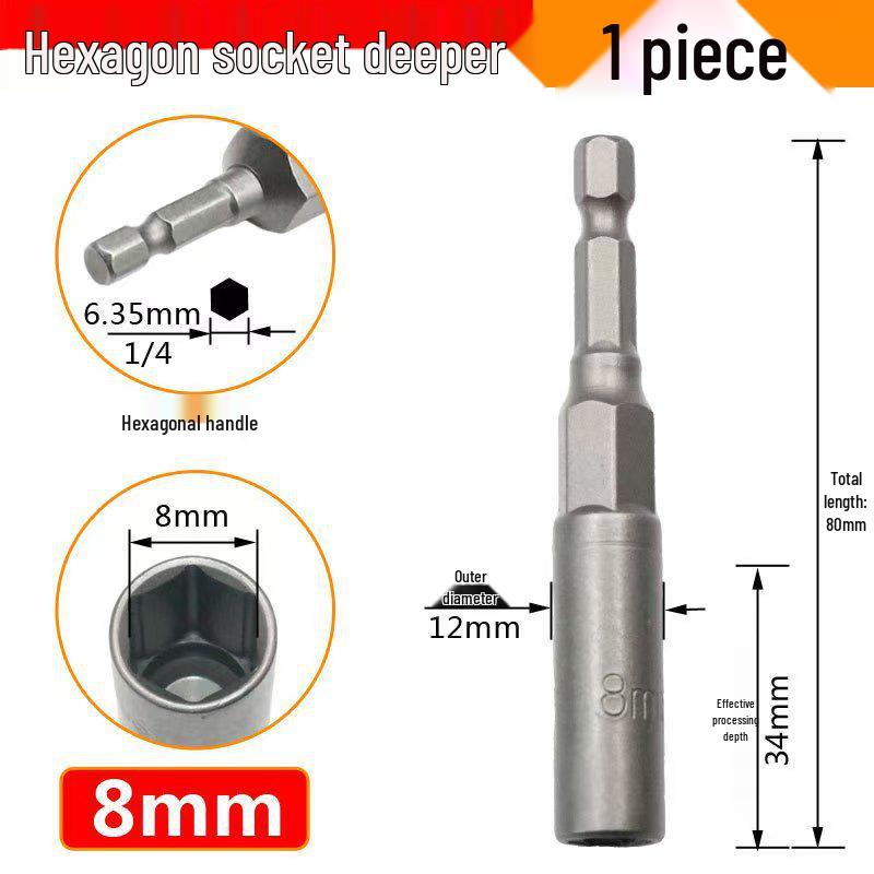 Elektrischer Tiefgangschlüssel 5,5-19mm für Bohrmaschine & Schlagschrauber