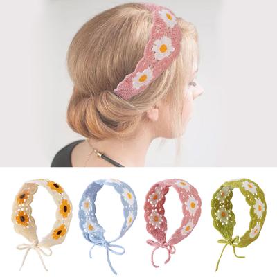 Fashion Hair Scarf for Womens Lightweight Crochet Head Scarves Bandanas Crochet Turban Hair Bands Headwrap
