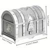 1 Piece Engraved Treasure Box Jewelry Box Home Creative Storage Classical Jewelry Box Flip