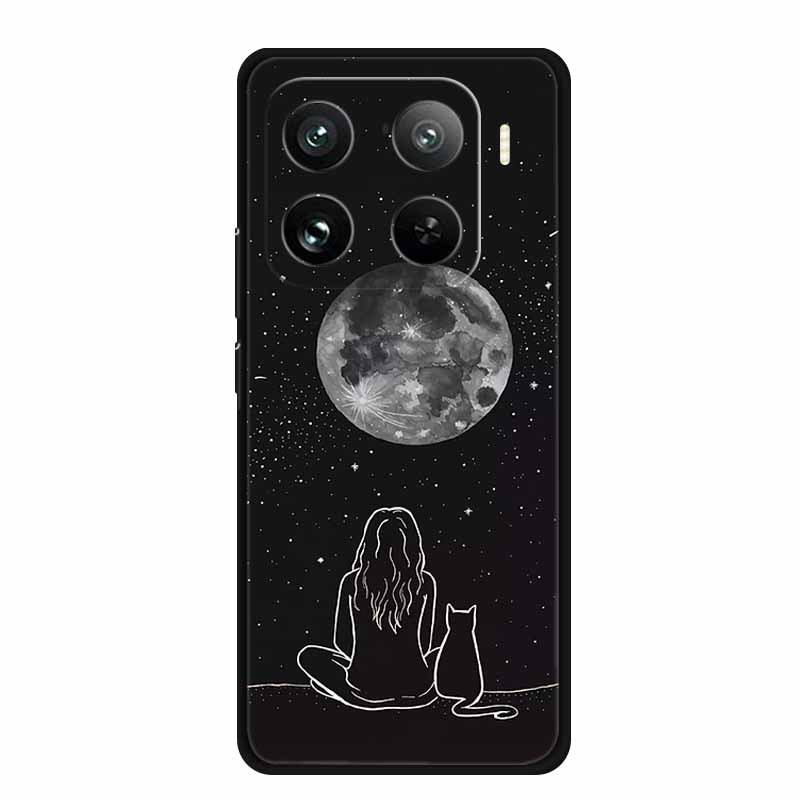 Handyhülle Für Xiaomi 15 S Pro Rückseite Hülle Stoßfest Schwarz Silikon Weich Coque Für Xiaomi 15 15s Pro Hülle 15Pro Funda Schale