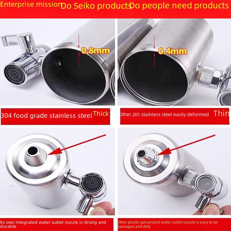 304 Stal nierdzewna Ceramiczny ultrafiltracyjny oczyszczacz wody do kranu kuchennego