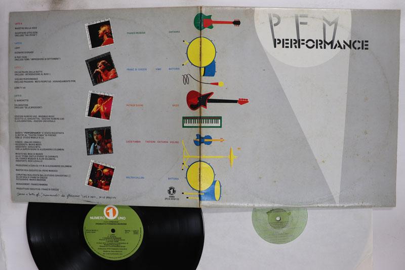 LP Record PFM PREMIATA FORNERIA MARCONI Performance ZPLN341612 Numero Uno 1982 Italy Rock Used