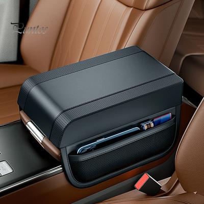 Universal Car Armrest Cushion Memory Cotton Armrest Box Mat Waterproof Auto Center Console Cover Pad Elbow Rest Box Covers for Driving Comfort Support