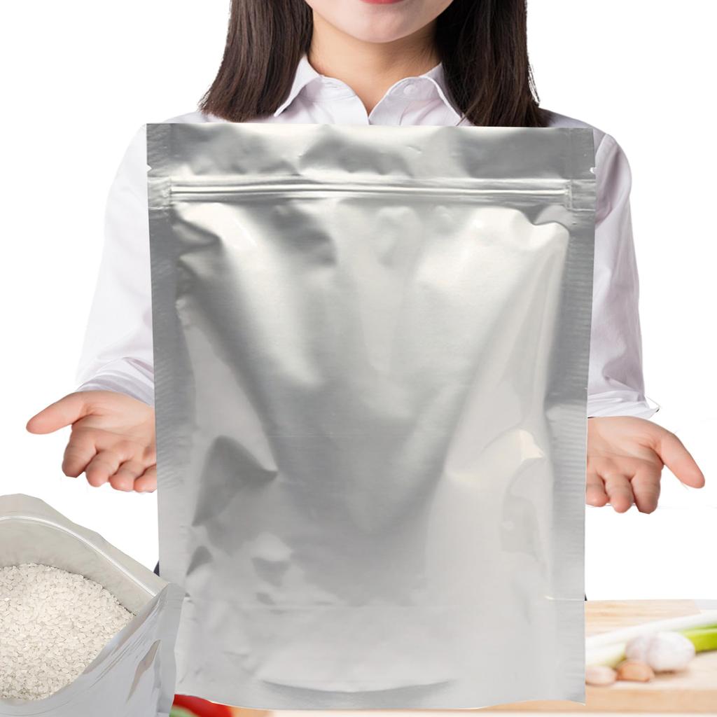 Desirable Special Structure Rice Bag Piece Set Rice Storage Bag Sanitation Law Aluminum foil bag for insect vacuum light blocking light moisture large