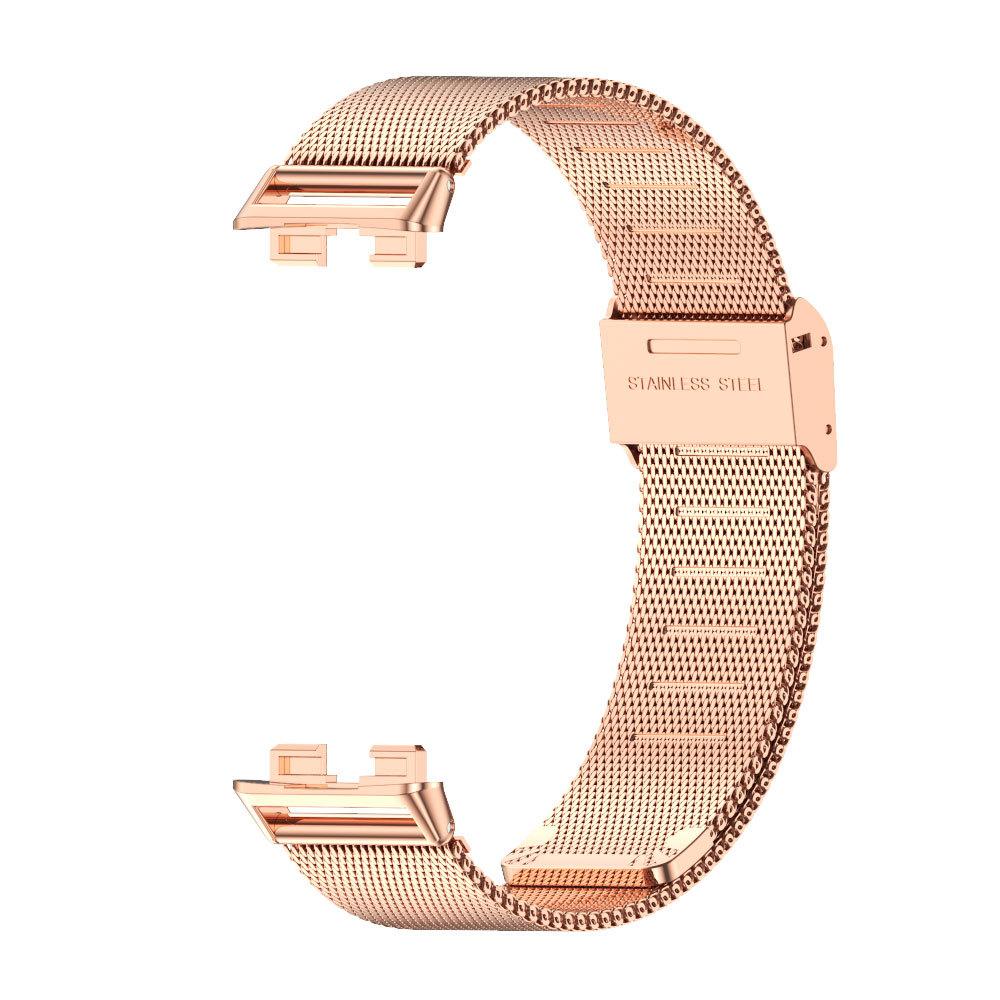 Mesh Watch Band For Huawei Band 10 9 8 Stainless Steel Wrist Bracelet Strap Loop For Huawei Band 8 9 10Correa 2027